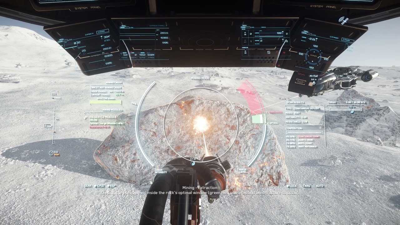 Star Citizen - Mining 101 lesson, Unstable ore mission for maximum profit!