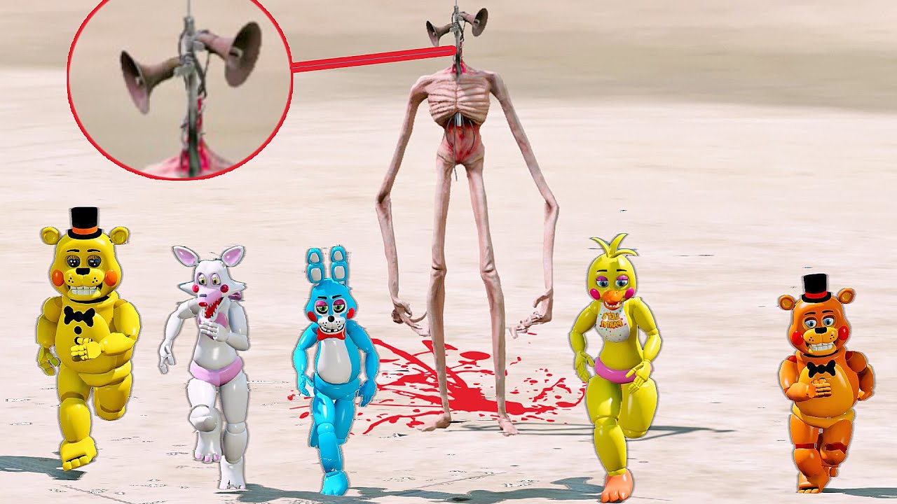 ANIMATRONICS SIREN HEAD ATACOU OS FNAF ANIMATRONIC? | GTA V Five Nights at Freddy's