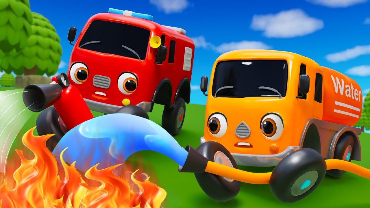 Here Comes The Fire Truck | Nursery Rhymes & Kids Songs - Baby Car Songs TV