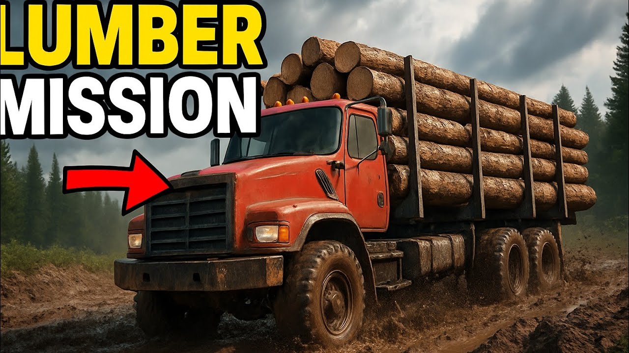 Massive Lumber Transport in SnowRunner