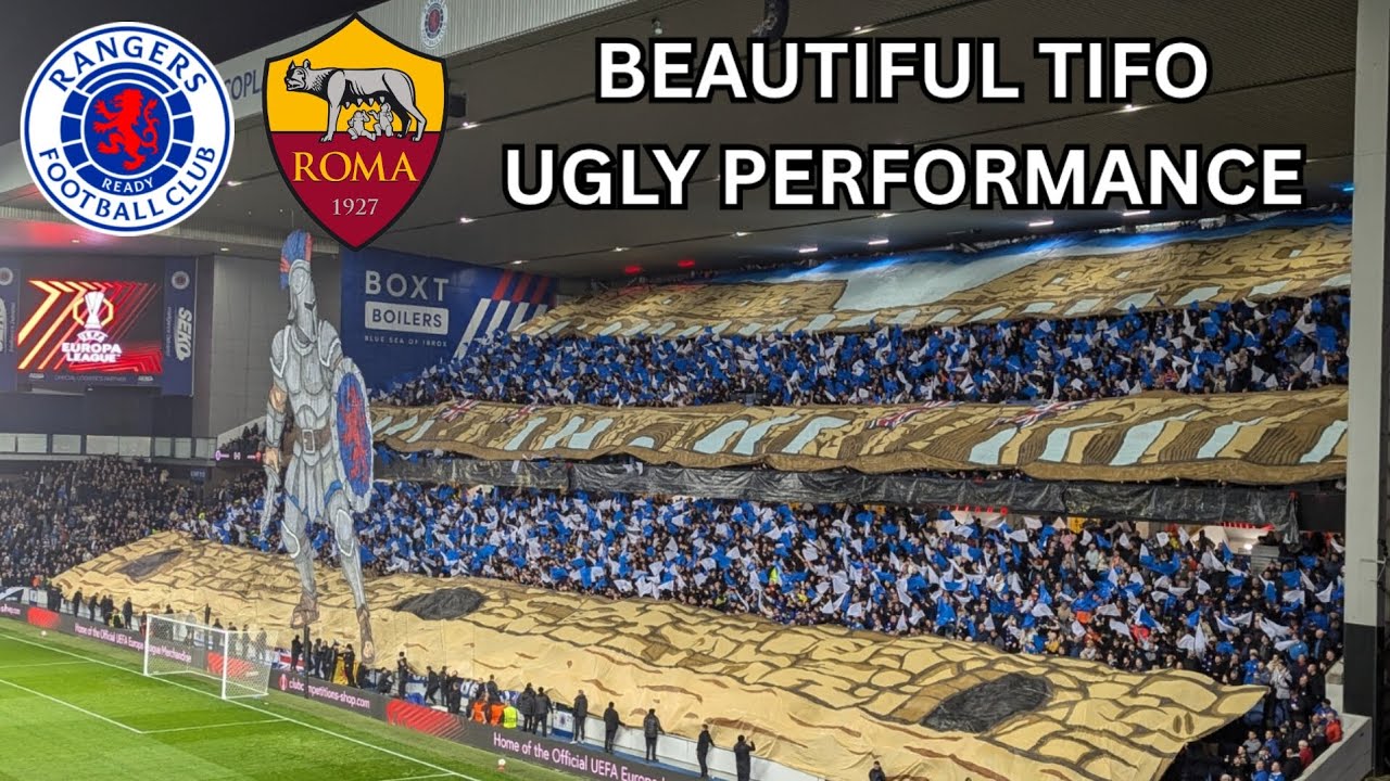 Roma Romp Rangers At Ibrox In Europa League 👊👊 | Vlog |  