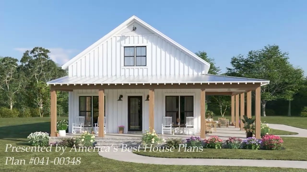 New Barndominium House Design | Plan 041-00348