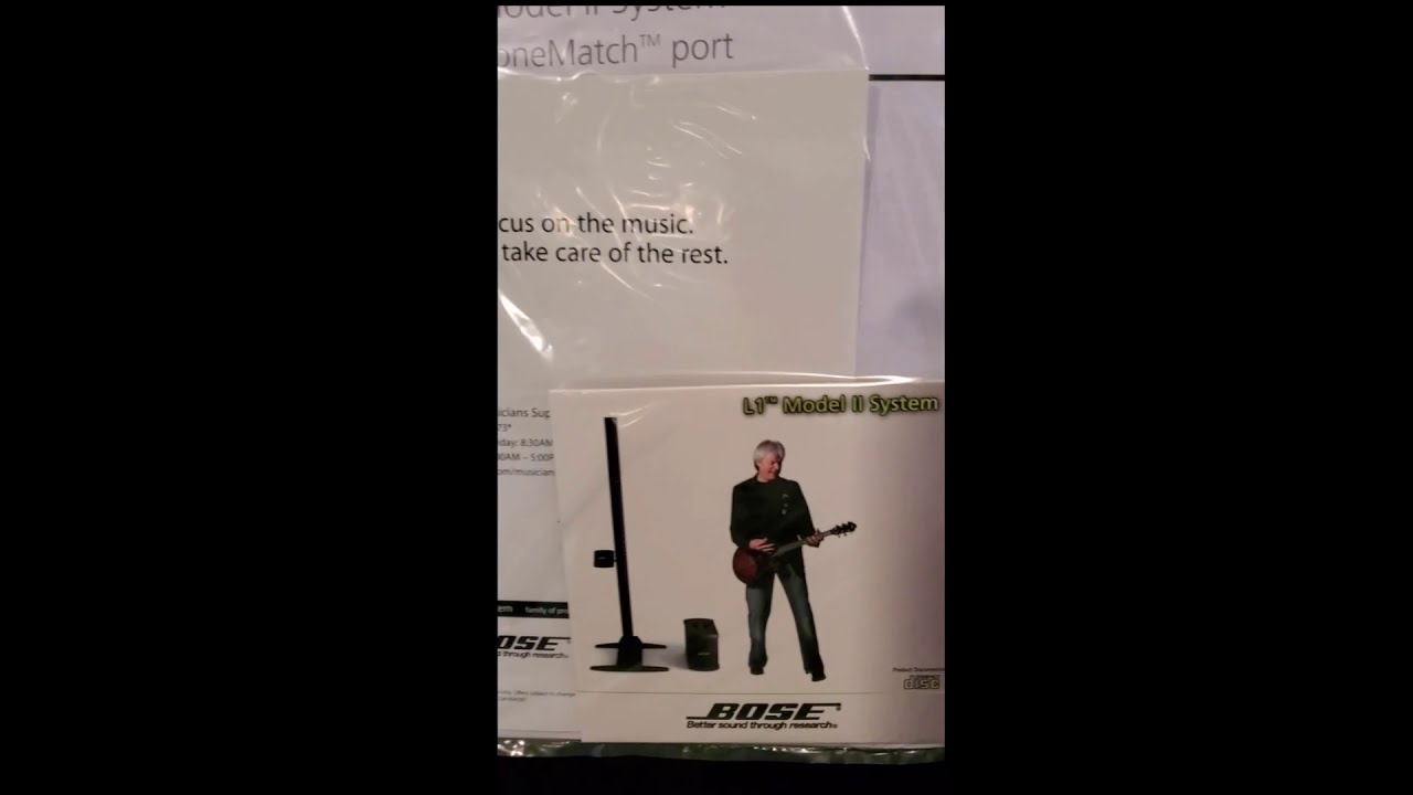 (Unboxing And Setting Up) Bose L1 Version 2 Bundled With Bass Module B2 Speaker and T4S Mixer.
