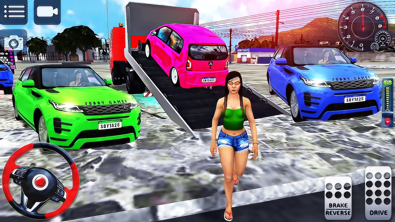 Rebaixados Elite Brasil Simulator #5 - Truck Transporter Car Toyota Driving - Android GamePlay