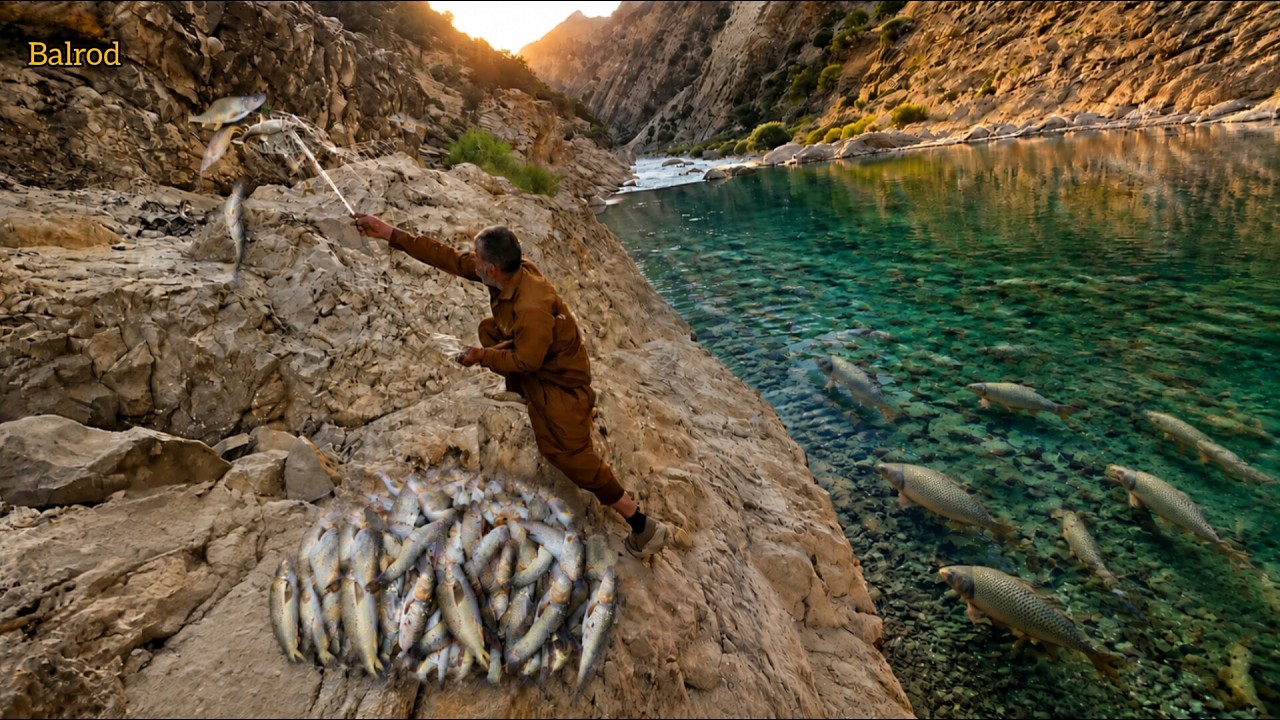 The secret of nomadic fishing with livestock; the method that Jahangir used in the Khersan River