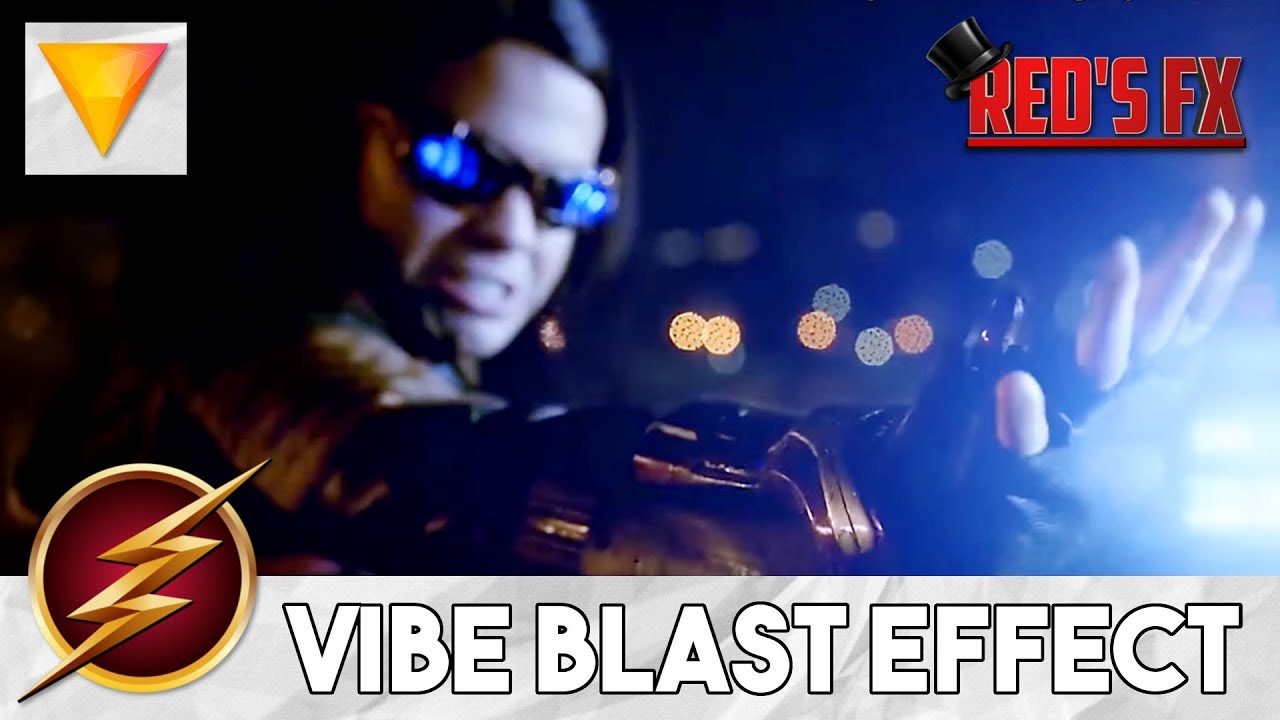 The Flash Cisco Vibe Blast Effect Hitfilm Express Tutorial | Red's Fx