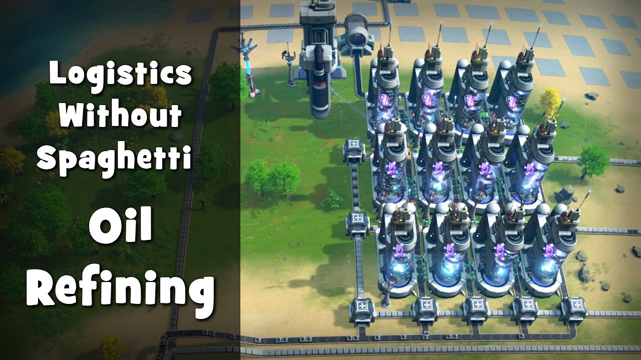 Dyson Sphere Program - Logistics Without Spaghetti (Part 3) - Oil Refining