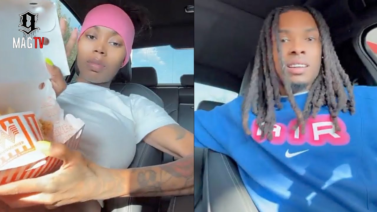 Asian Doll & Her "BD" Stop At WhatABurger Before Going Into Labor & Delivery! 🤰🏾