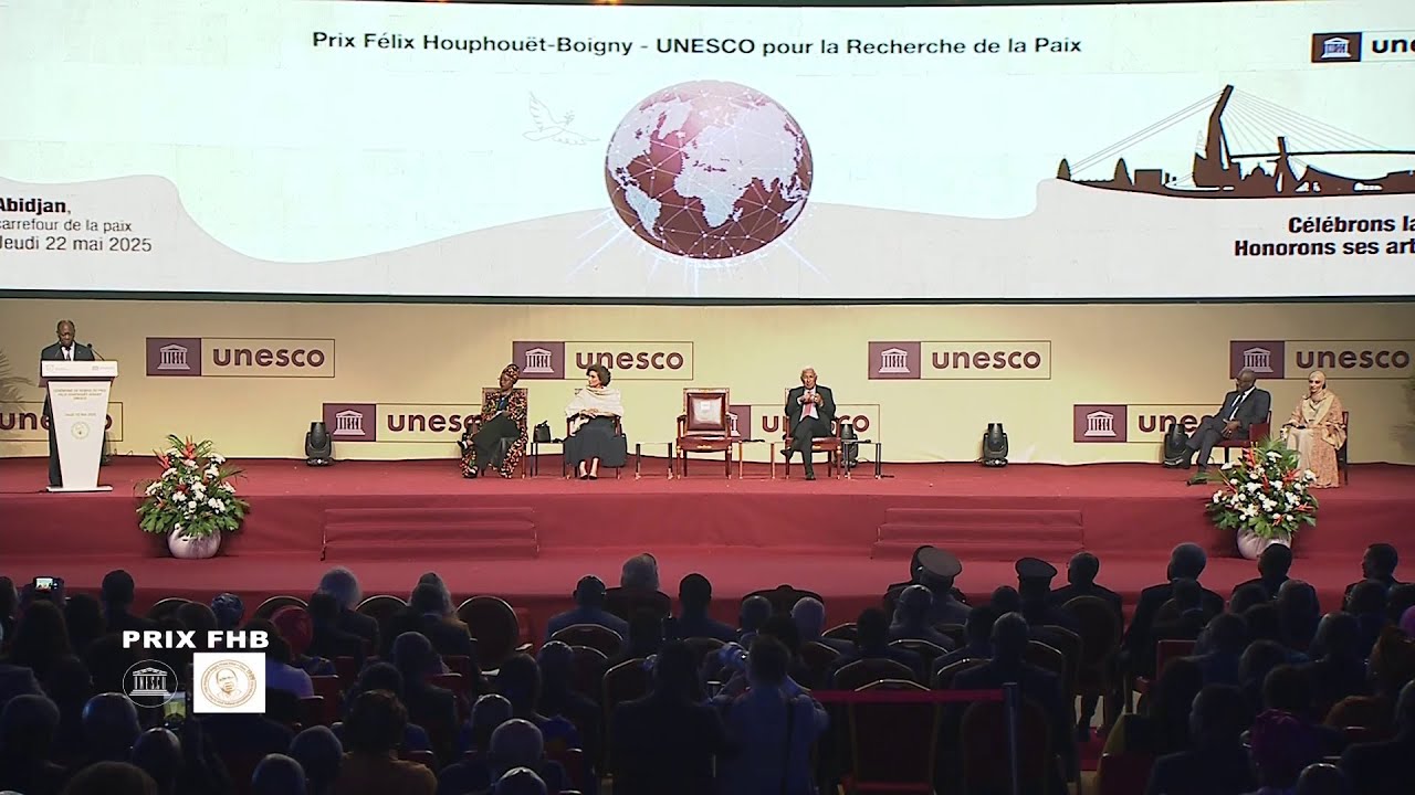 Discours du Président, Alassane Ouattara, à la cérémonie du Prix Félix Houphouët-Boigny - UNESCO