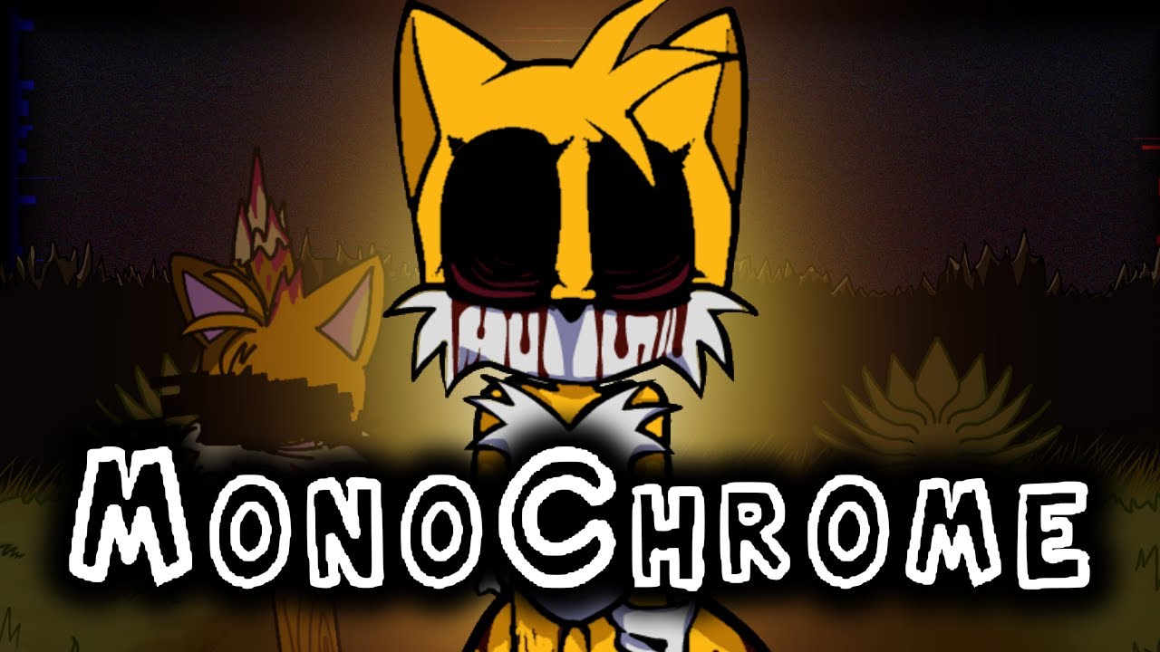 Tails sings MonoChrome +new background | Friday Night Funkin'