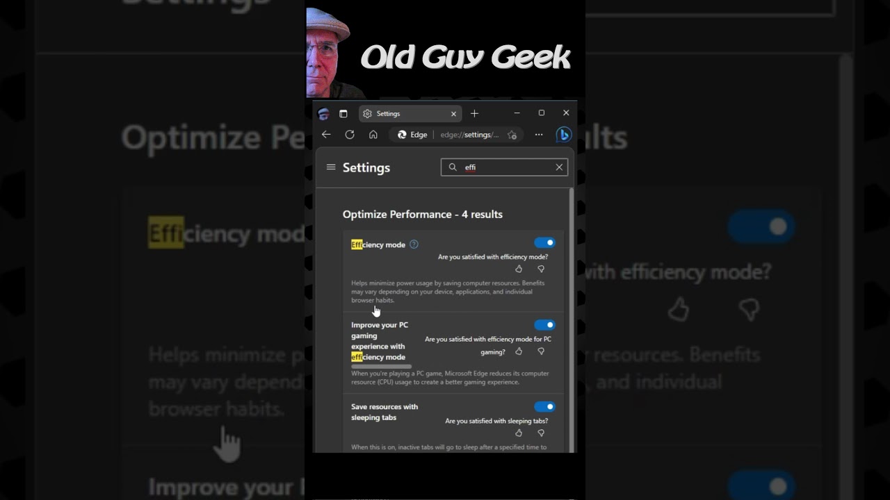 Videos Unstable in Edge? Turn off Efficiency Mode for Smooth Viewing