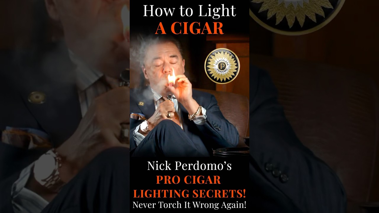 Nick Perdomo's PRO Cigar Lighting Secrets! 🔥 (Never Torch It Wrong Again!) #shorts