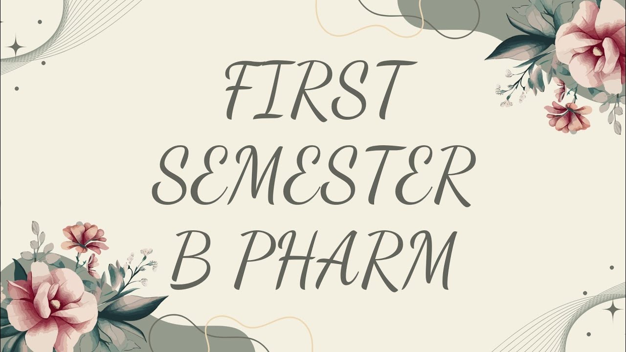 First Semester B Pharm /Subjects / English & Malayalam #pharmcist #education #pharmacydegree #bpharm