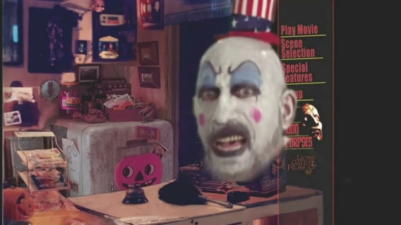 House Of 1000 Corpses DVD menu