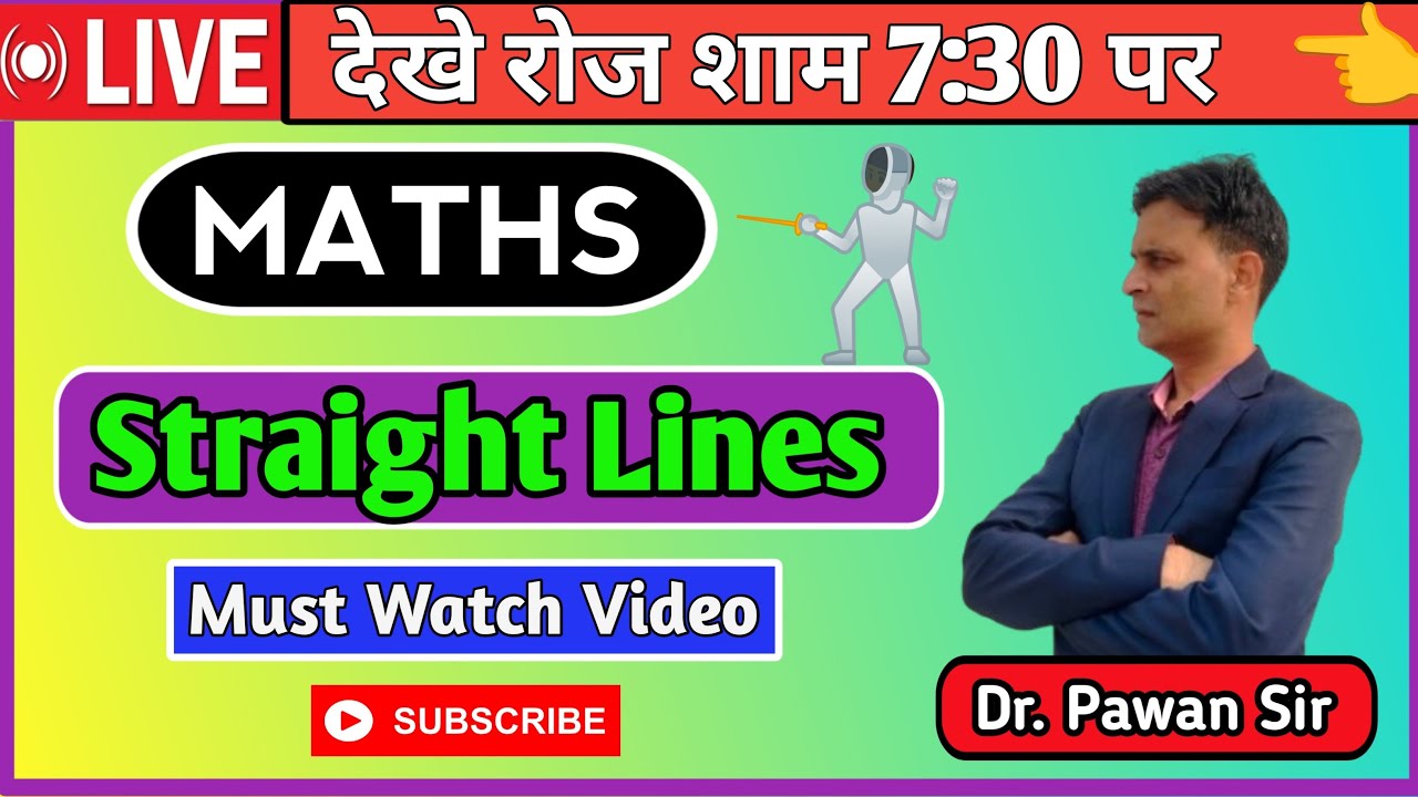 Class 11 Maths Chapter 10 – Straight Lines Made Super Easy #maths