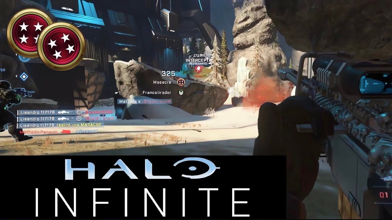 Halo Infinite SACO UNA [MASACRE] AL DEFENDER CON EL S7 SNIPER VICTORIA ASEGURADA 