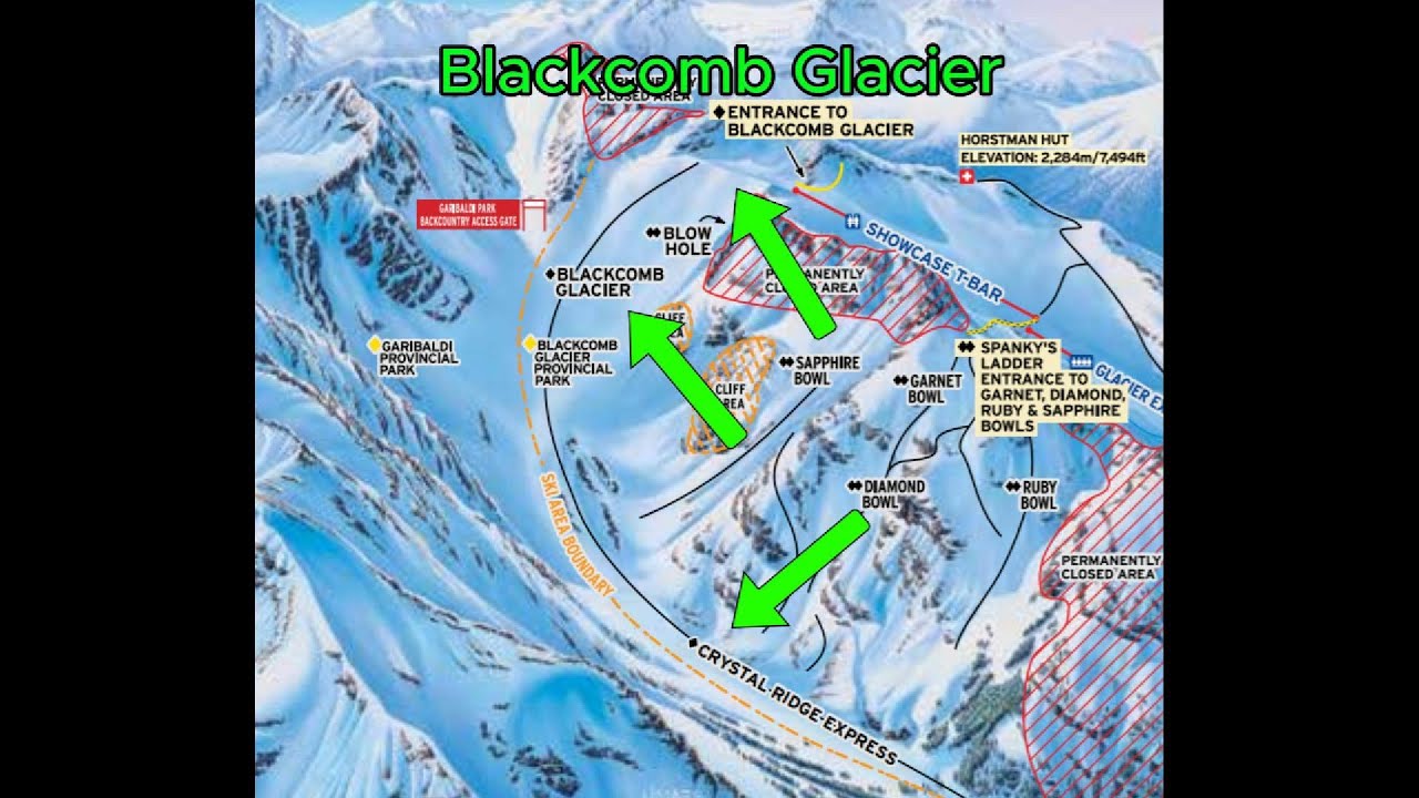 Blackcomb - Skiing Blackcomb Glacier  ... It's a Beautiful Day !   (K)