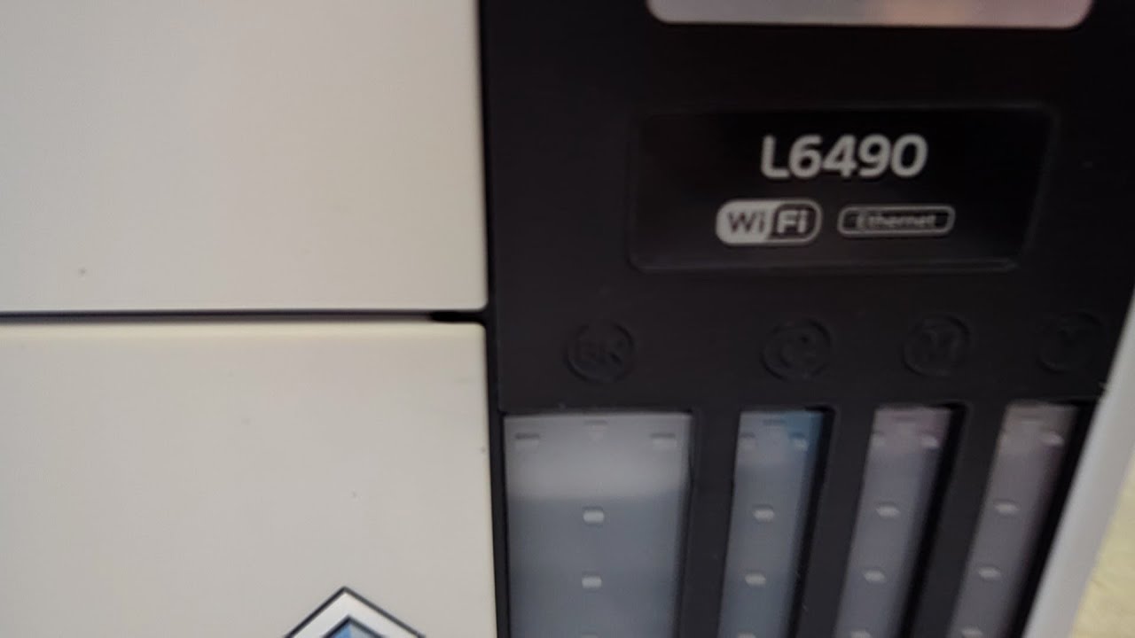 Epson EcoTank L6490 распаковка, установка по инструкции, самостоятельное обслуживание и ремонт 1