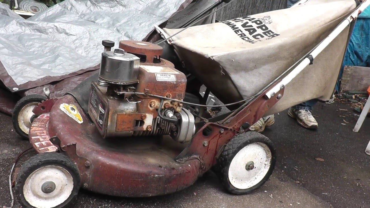 Snapper Walk Behind Commercial Industrial Lawn Mower Self Propelled Does Not Run