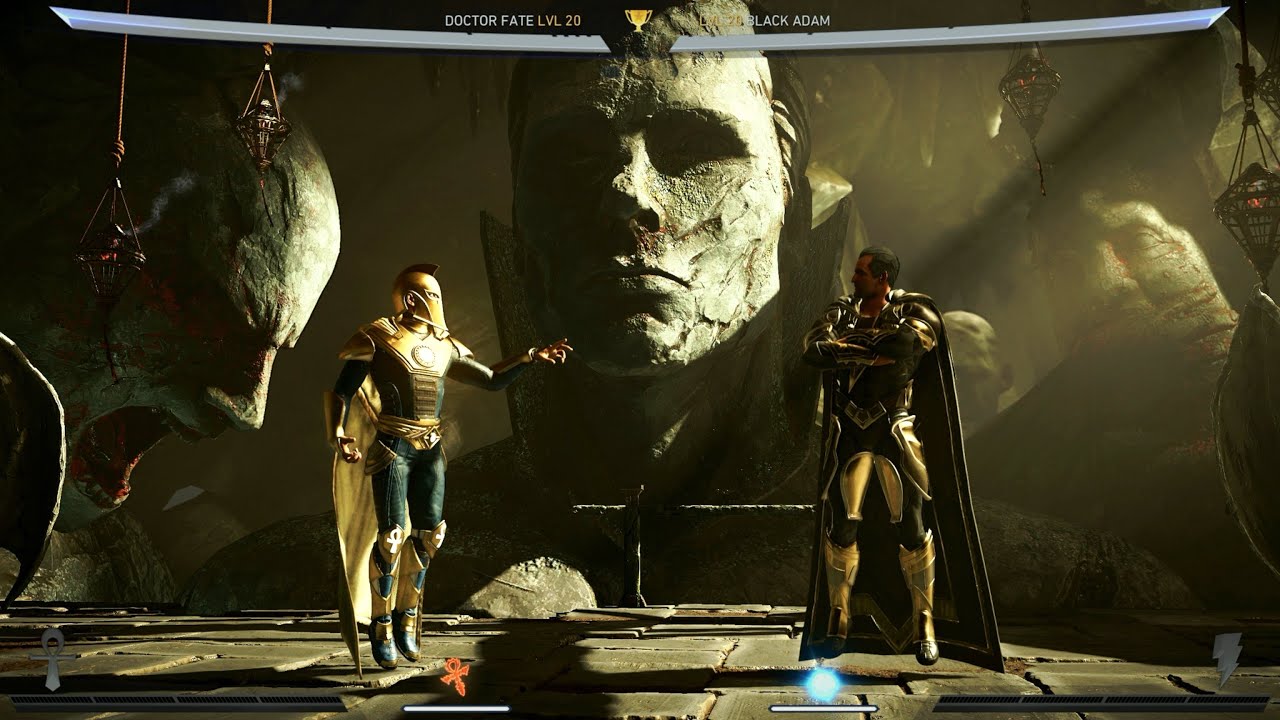Доктор Фэйт против Чёрного Адама (Самый сложный ИИ) &mdash; Injustice 2 (PS5 4K 60FPS HDR)