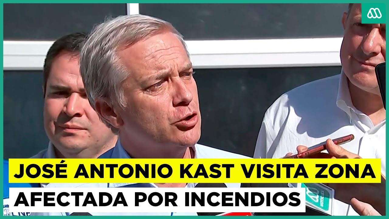 Kast visita zona afectada por incendios: 