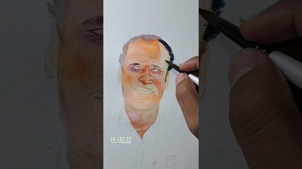 naseersankranthi❤️ #watercolor #art#pleasesubscribe 😍 #drawing #mazhavilmanorama #viral #love #art