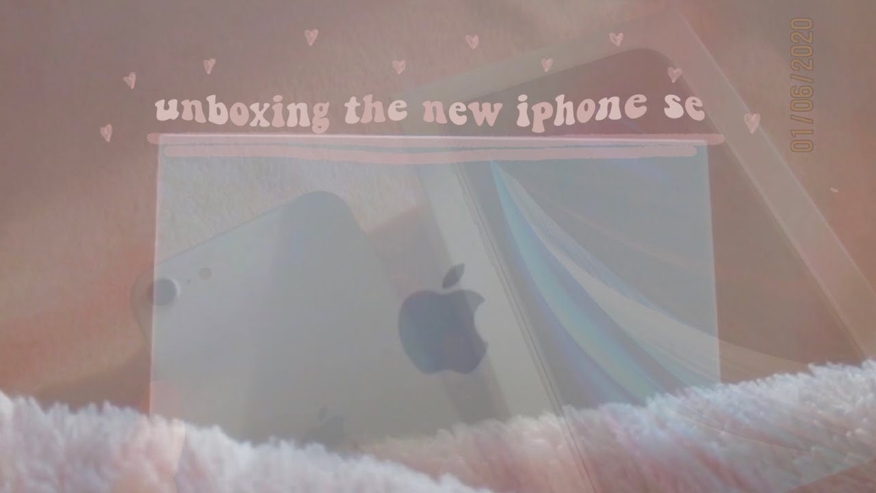 unboxing the new iphone se 2020 || mia z