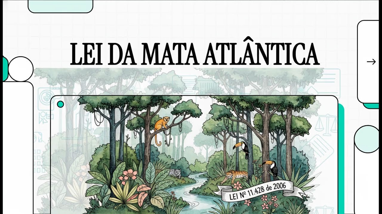 Lei 11.428/2006 - Resumo da Lei da Mata Atlântica explicada de forma simples