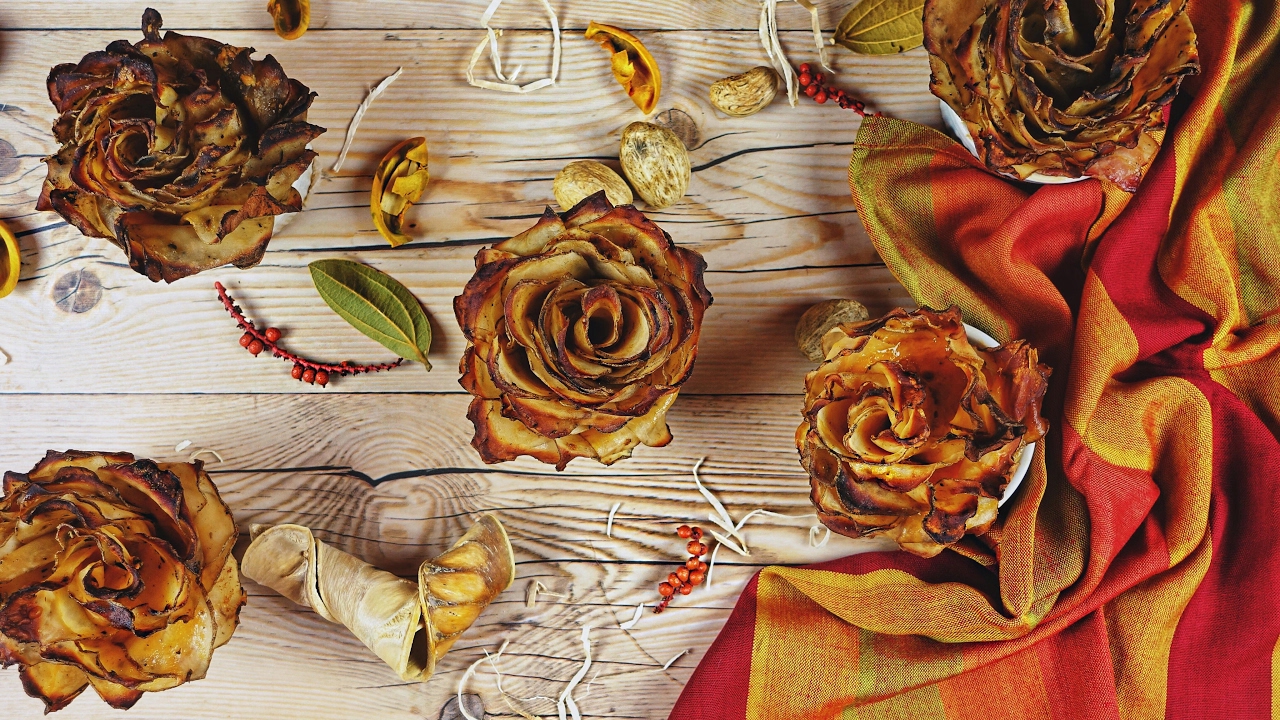 Baked Potato Roses - How To Make Baked Potato Roses With Bacon And Cheese