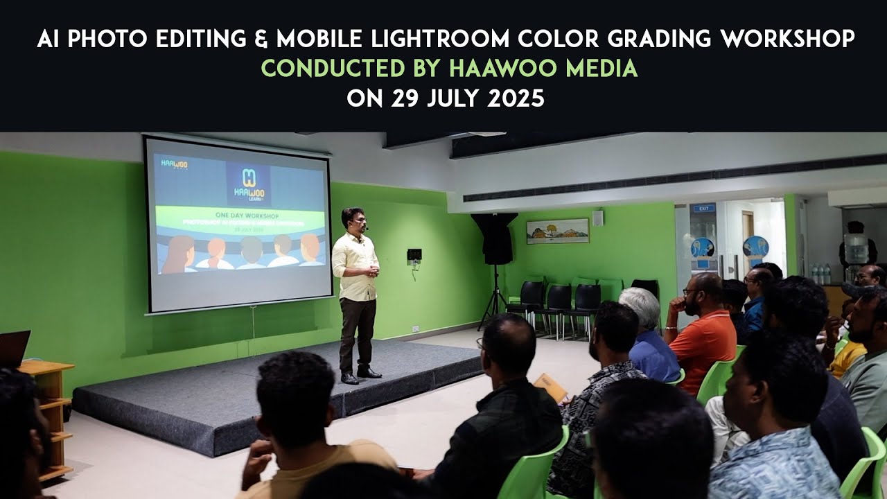 AI PHOTO EDITING & MOBILE LIGHTROOM COLOR GRADING WORKSHOP CONDUCTED BY HAAWOO MEDIA ON 29 JULY 2025