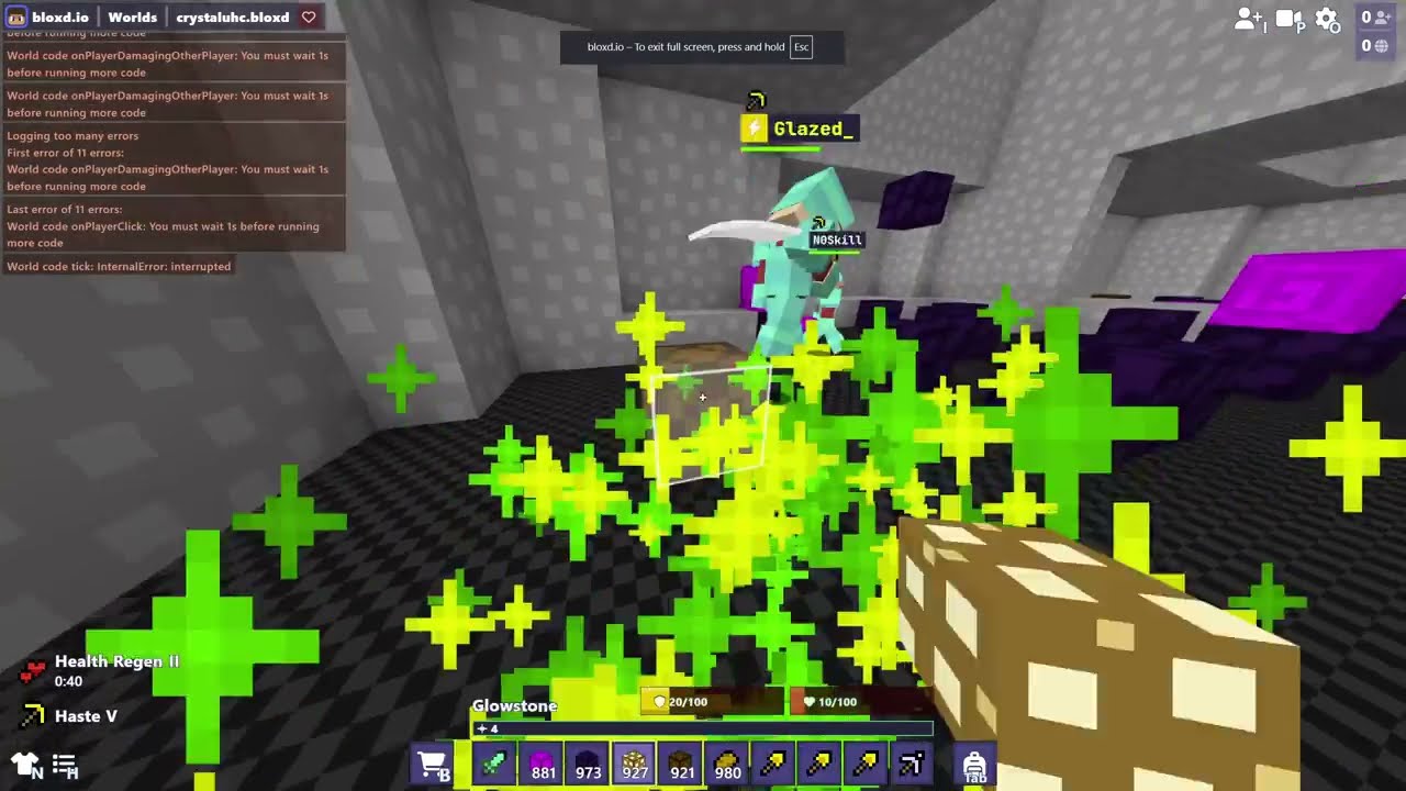 Crystal Pvp In Bloxd io (Live 10)