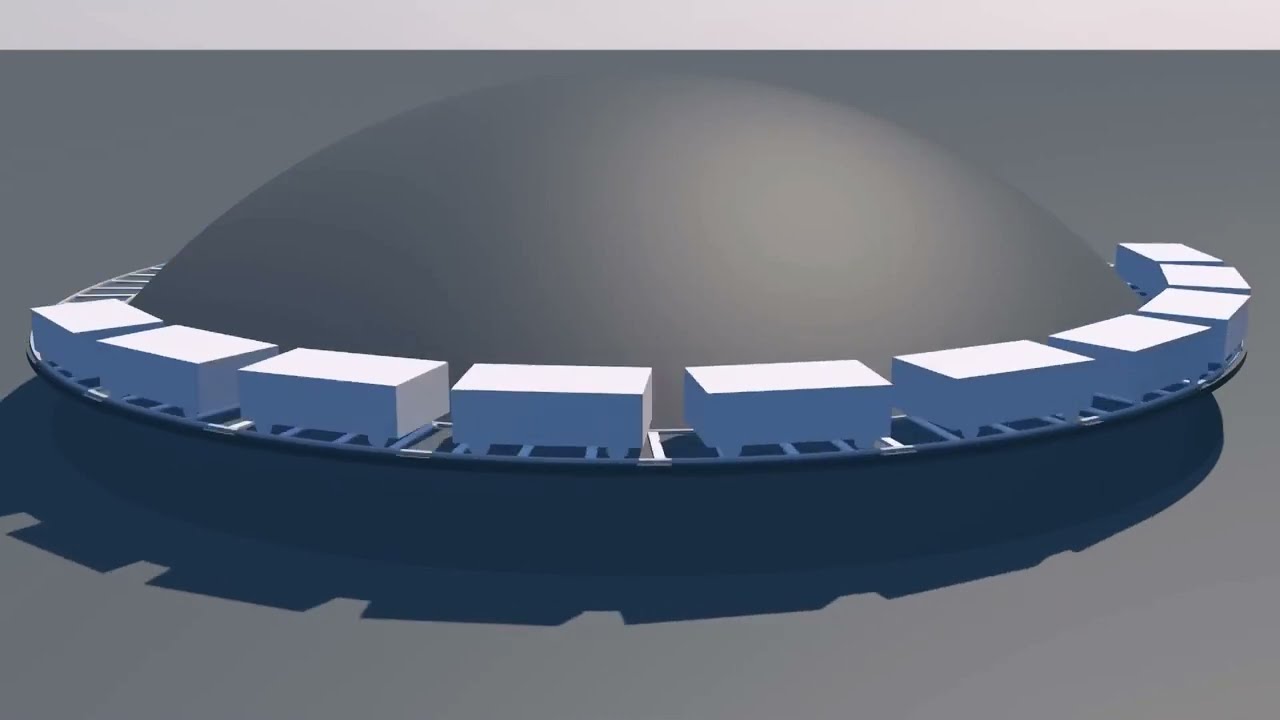 Rail Track & Train animation in Cinema 4D