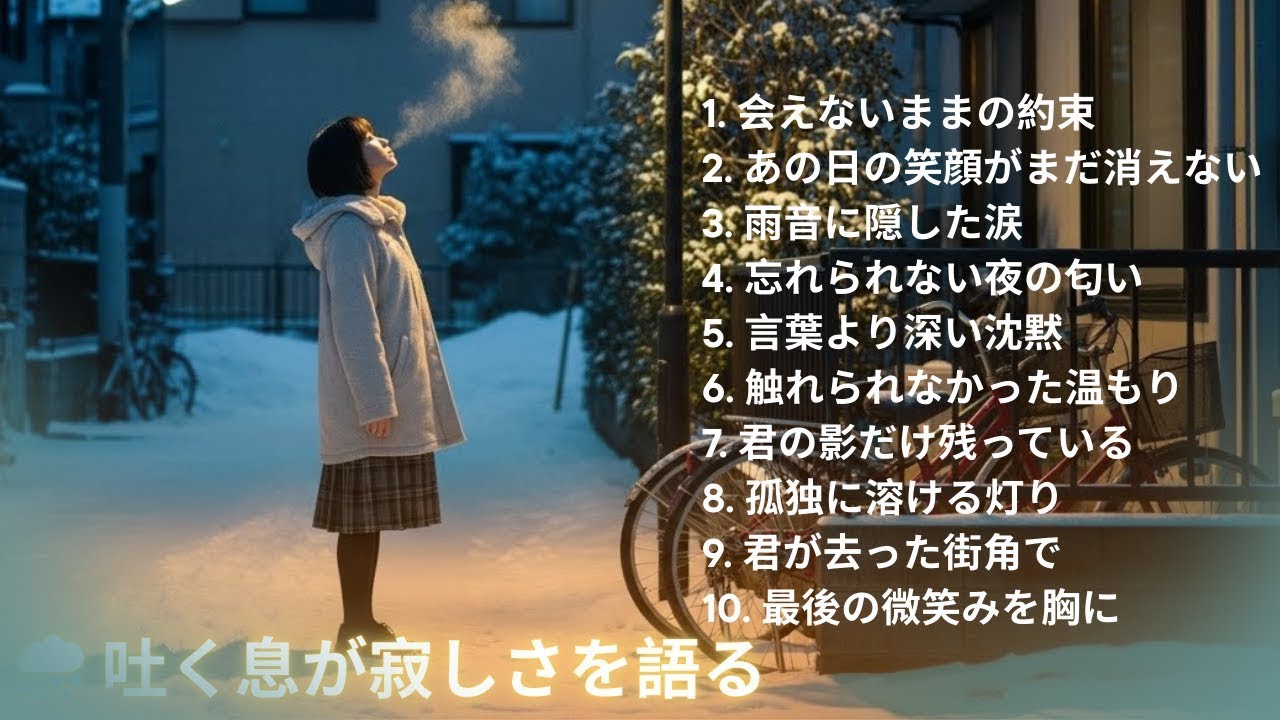 愛の残響が響く夜💧懐かしい邦楽ラブソングセレクション