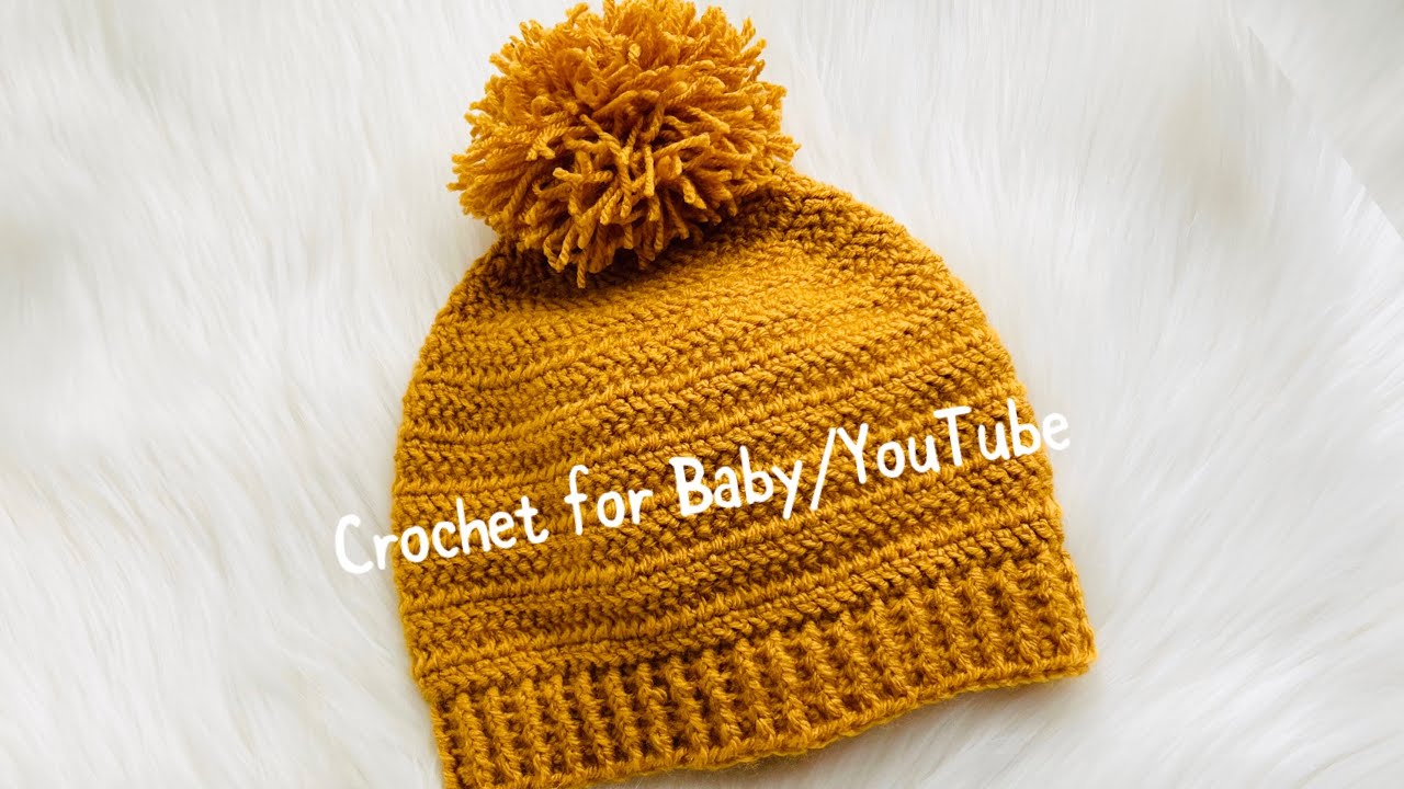 ES FACIL! Como Tejer un Gorro Unisex de para Niños y Niñas 1-5 años con el Punto Fantasia Espiga