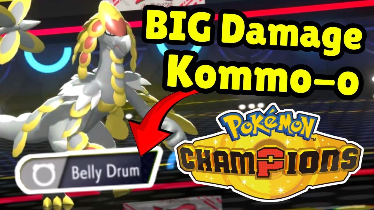 Belly Drum Kommo-o! Рейтинговые соревновательные бои Pok&eacute;mon Champions VGC!