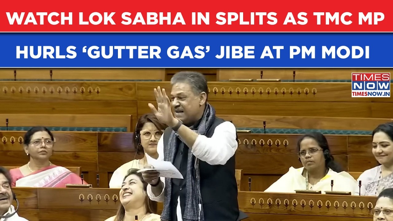Parliament In Splits Over &lsquo;Gutter Gas&rsquo;: TMC MP Kirti Azad Mocks PM Modi Amid LPG Woes | Full Speech