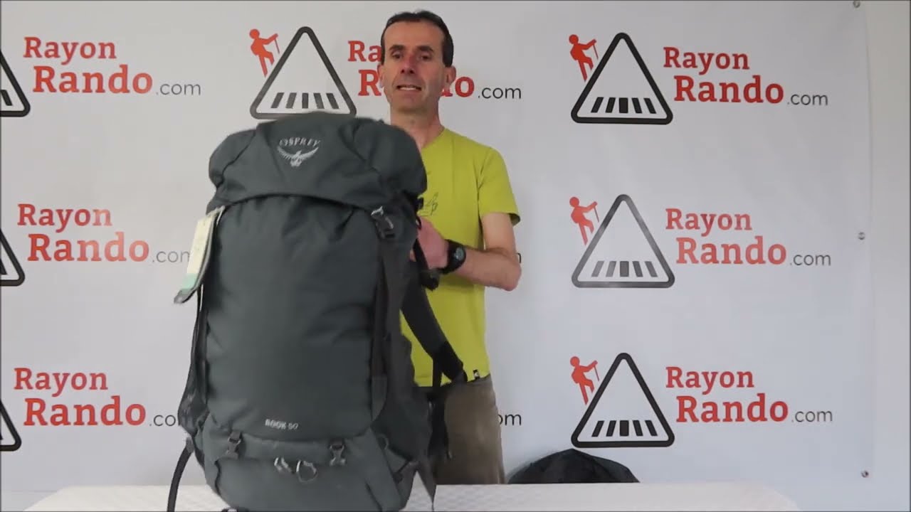 Présentation du sac à dos de randonnée Rook 50 de Osprey