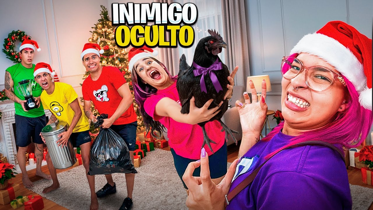 DIA DE INIMIGO OCULTO COM OS ROSA *Rolou brigas ?