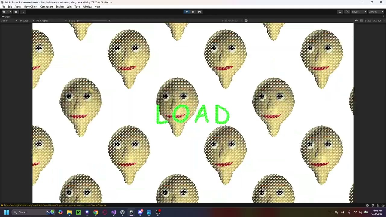 Baldi's Basics Remastered Decompile Showcase
