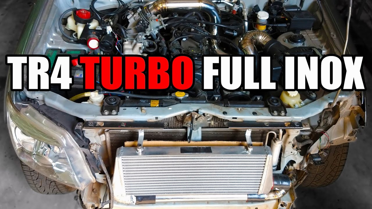 TR4 Turbo Automatica - PT 2/3 - Kit Turbo Full inox montado + acerto inicial