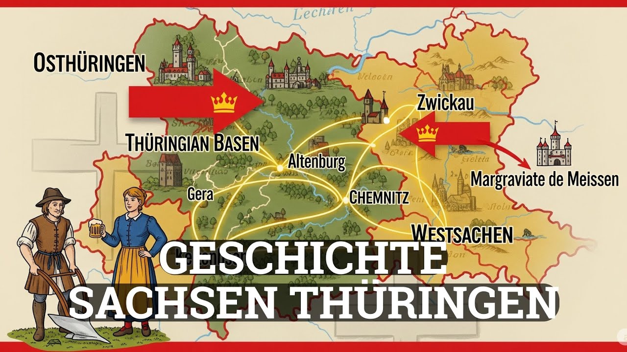 Die Geschichte Th&uuml;ringen und Sachsen - Die Wahrheit &uuml;ber eine unsichtbare Grenze