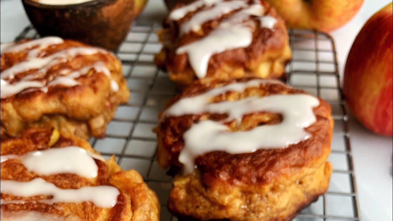 HOMEMADE APPLE FRITTERS! #shorts #apple #applefritter #easyrecipe #recipe #dessert #fallrecipe