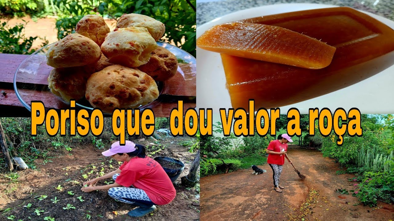  MUITOS NÃO ENTENDE O VALOR DA ROÇA FIZ PÃO DE QUEIJO DOCE DE UNBU