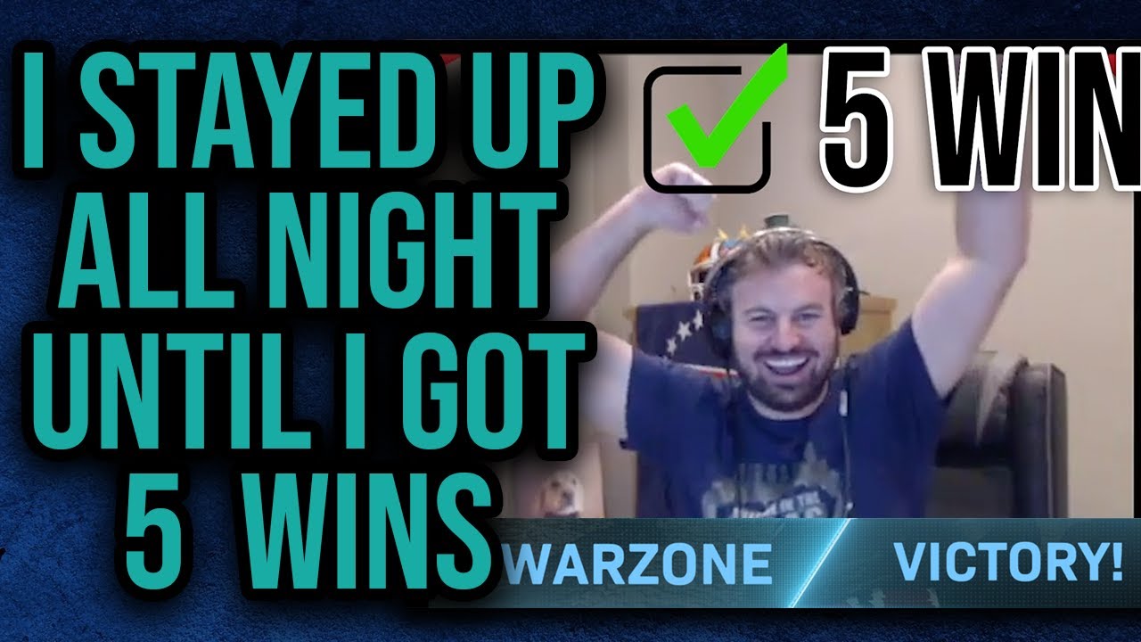 Smitty Swore To Stream Until He Got 5 Warzone Victories And It Took...HOW LONG?!?!
