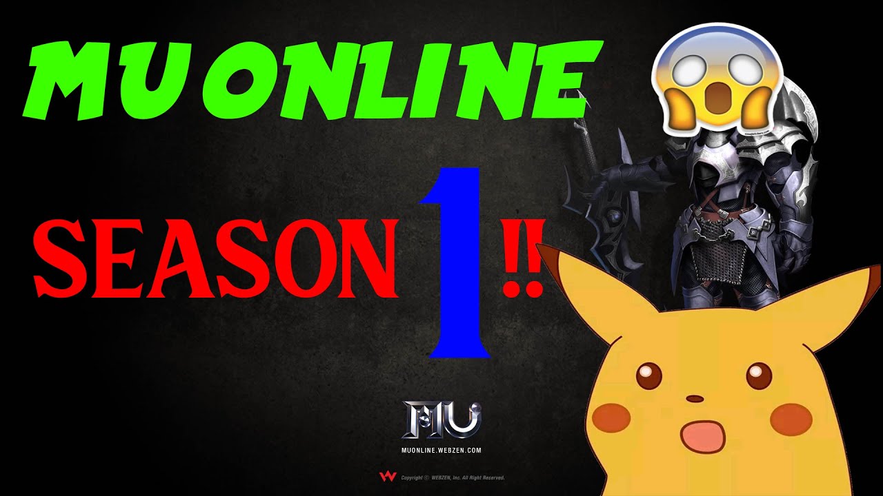 Mu Online Probando La SEASON 1 ANTIGUA VERSI&Oacute;N  😱 Nostalgia!