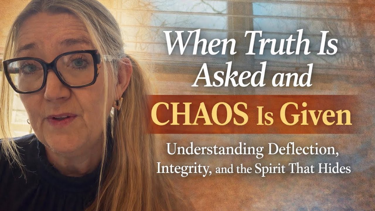 When Truth Is Asked & Chaos Is Given | Understanding Deflection, Integrity | the Spirit That Hides