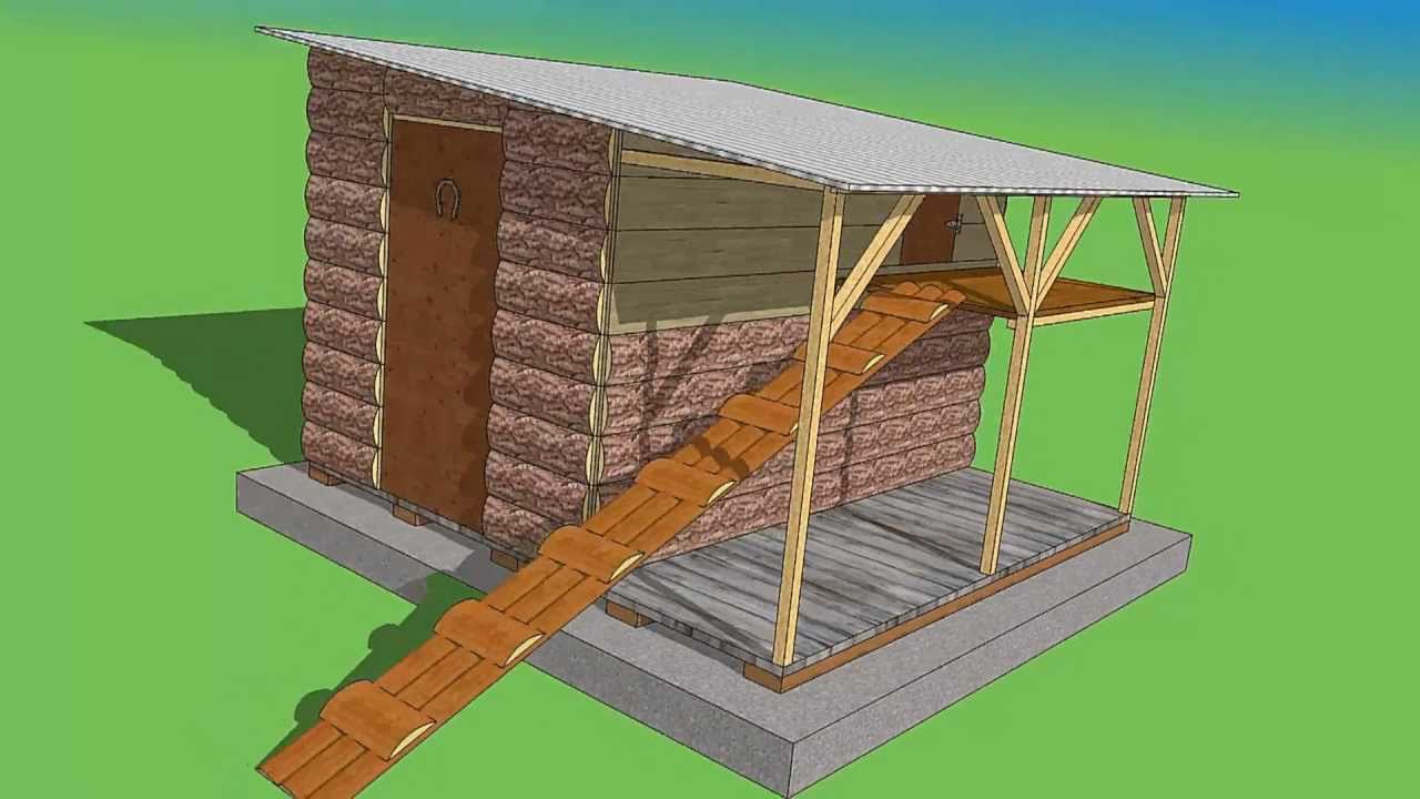 Poulailler 3D - Modèle Texas