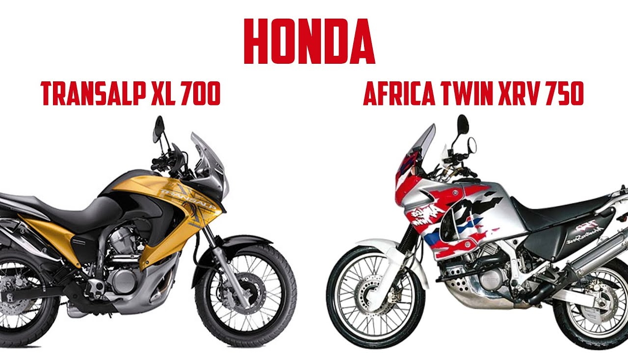 Honda Africa Twin vs HondaTransalp XL700 Cравнение