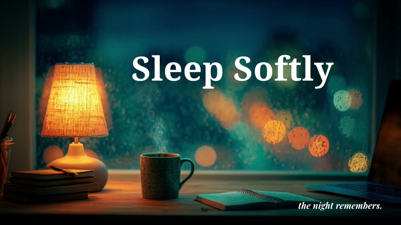 Sleep Softly, Tranquil Night Reflection | Cozy Workspace Ambience for Calm & Inspiration