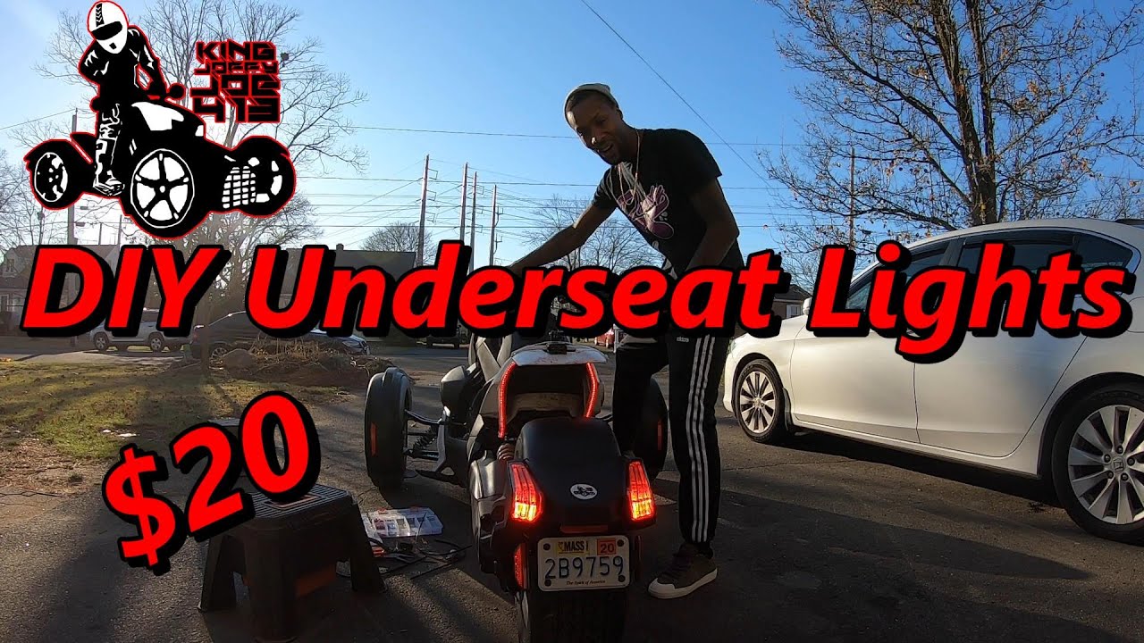 DIY Can-Am Ryker Underseat Led Brake & Blinker Lights #canamryker #led #blinkers #diy
